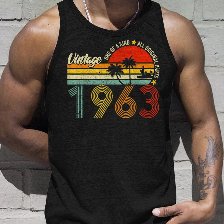 Vintage 1963 Limited Edition 60Th Birthday 60 Year Old Men Unisex Tank Top Gifts for Him