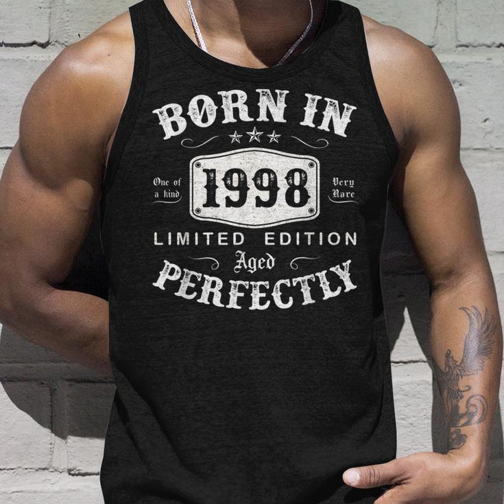 Vintage 1998 Made In 1998 25 Geburtstag Mann Frau 25 Jahre Tank Top Geschenke für Ihn