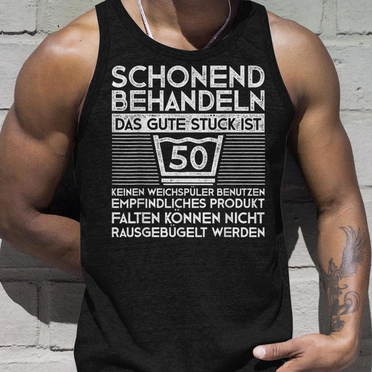 Vintage 50 Geburtstag Mann Schonend Behandeln Das Gute Stüc Tank Top Geschenke für Ihn