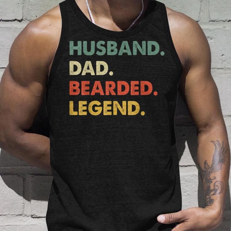 Vintage Beard Husband Dad Bearded Legend Men Tank Top Geschenke für Ihn