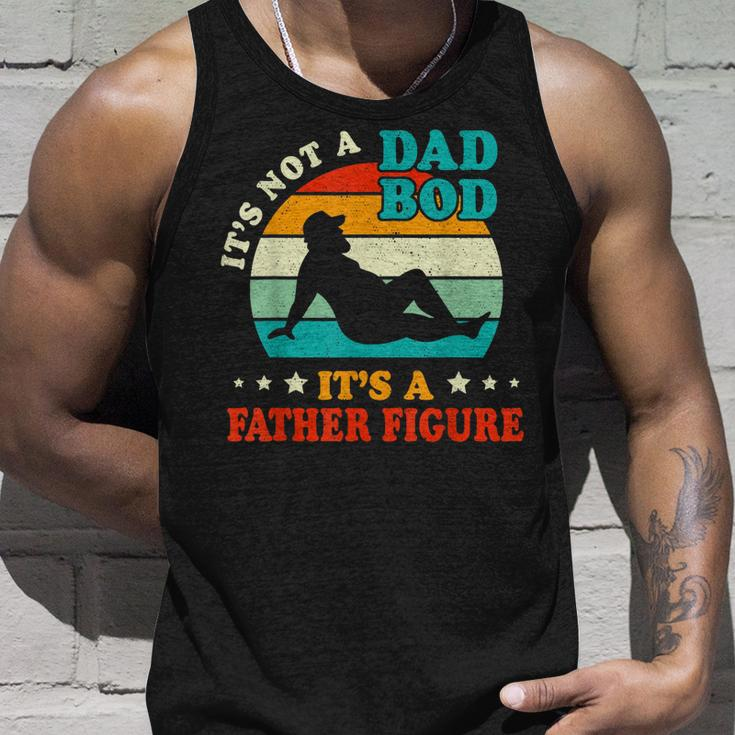 Vintage Its Not A Dad Bod Its A Father Figure Fathers Day V2 Unisex Tank Top Gifts for Him