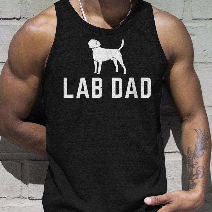 Vintage Lab Dad Funny Labrador Retriever Dog For Men Gift Unisex Tank Top Gifts for Him