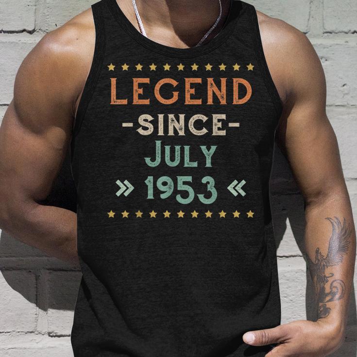 Vintage Legend Seit Juli 1953 Geburtstag Männer Frauen Tank Top Geschenke für Ihn