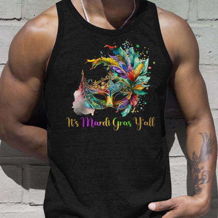 Vintage Mardi Gras Louisiana Funny Festival Party Outfits Unisex Tank Top Gifts for Him