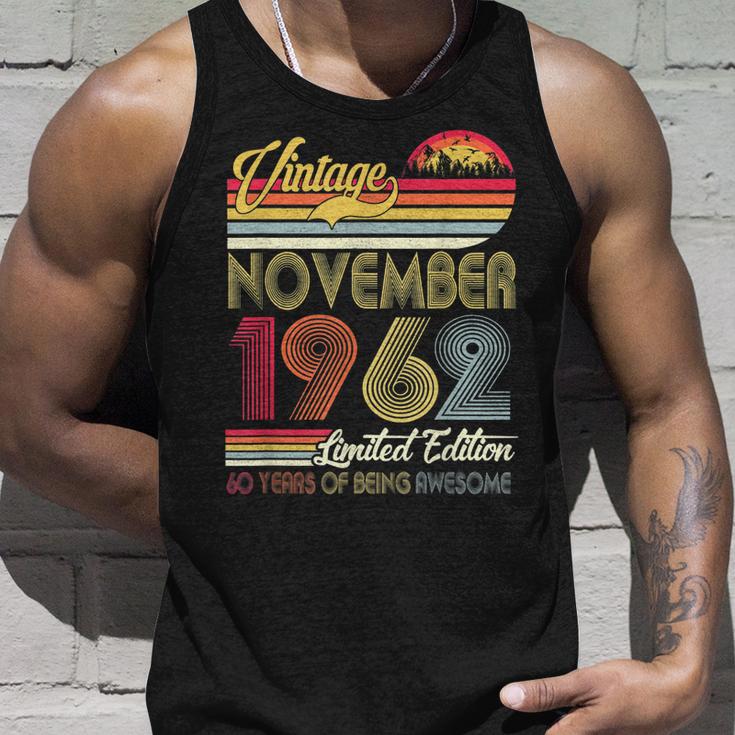 Vintage November 1962 Unisex TankTop, 60. Geburtstag Männer Frauen Geschenke für Ihn