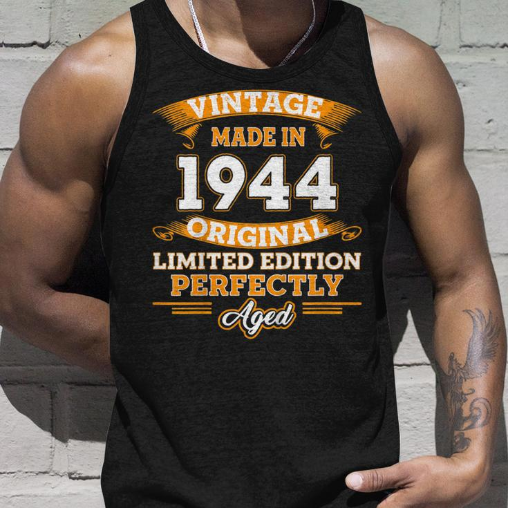 Vintage Perfectly Aged 1944 75Th Years Old 75 Birthday Shirt Tank Top Gifts for Him