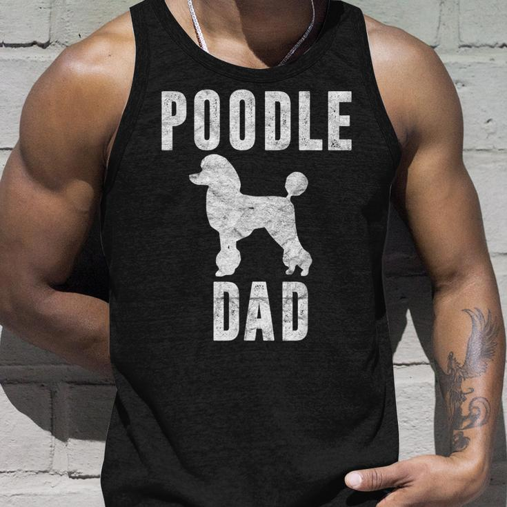 Vintage Poodle Dad Gift Dog Daddy Poodle Father Unisex Tank Top Gifts for Him