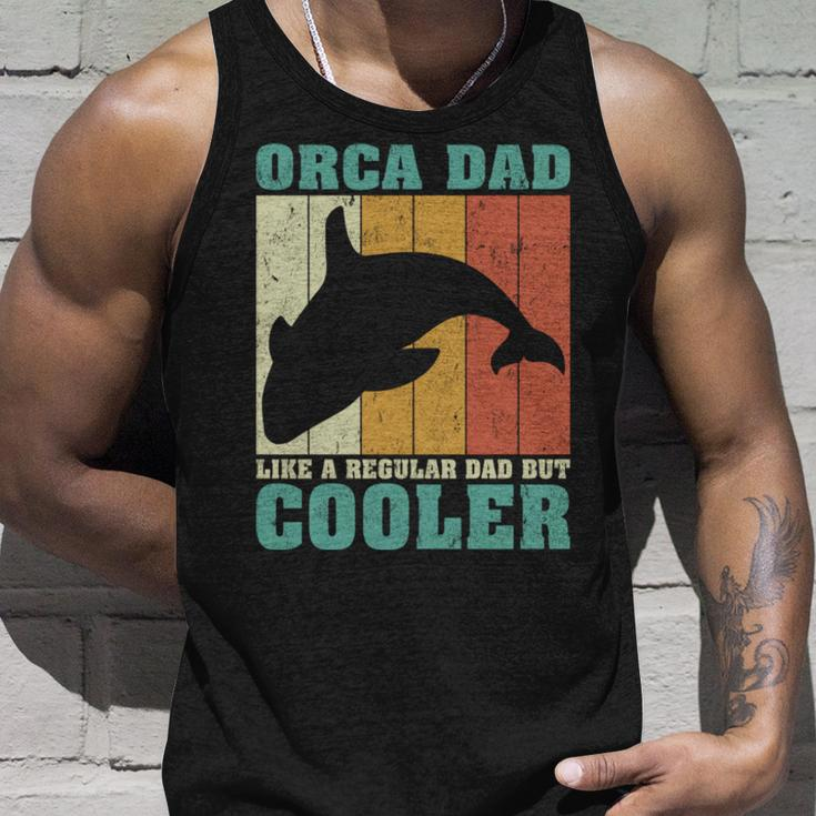 Vintage Retro Orca Dad Like A Regular Dad Father’S Day Long SleeveTank Top Gifts for Him