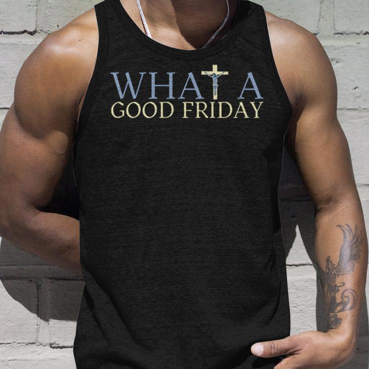 What A Good Friday April 15 Trendy Unisex Tank Top Gifts for Him