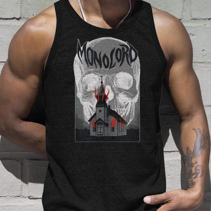 White Horror House Monolord Unisex Tank Top Gifts for Him
