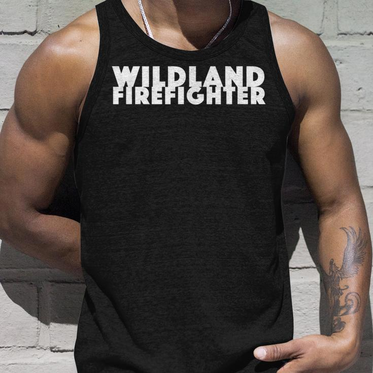 Wild Land Fire Fighter Remote Helmet Ax Unisex Tank Top Gifts for Him