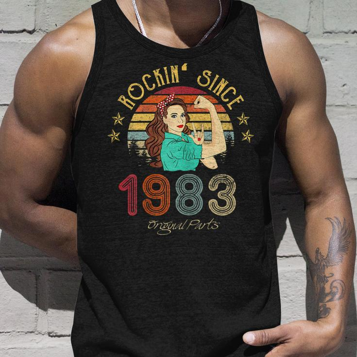 Womens 40 Year Old Awesome Since 1983 40Th Birthday Gifts Women Unisex Tank Top Gifts for Him