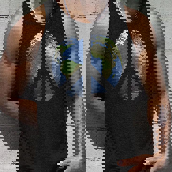 World Peace Earth Day Awareness Celebration Peace On Earth Unisex Tank Top Gifts for Him