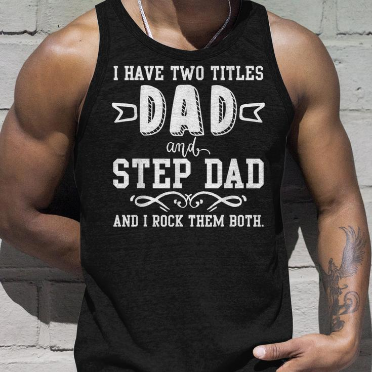 Worlds Best Step Dad Parent Gift For Mens Unisex Tank Top Gifts for Him