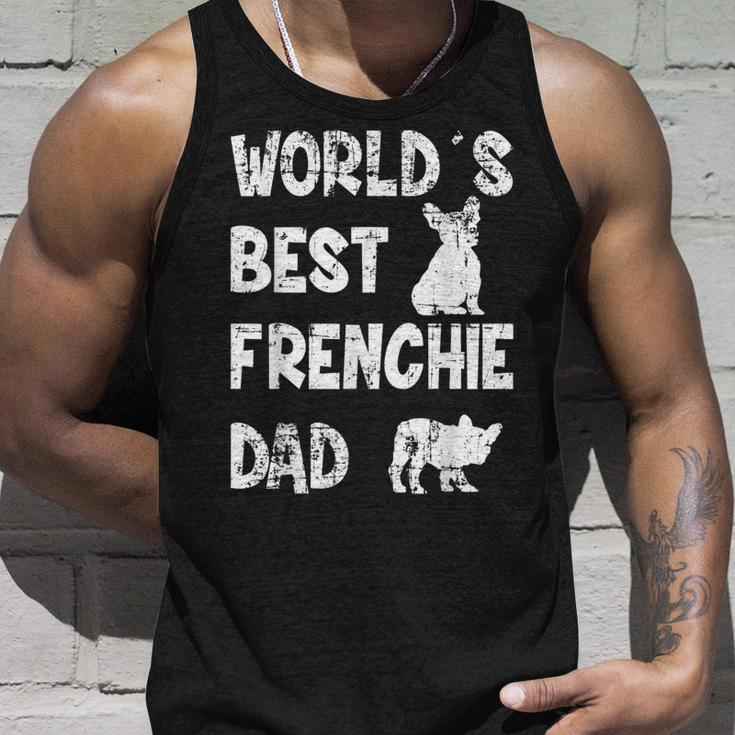 World´S Best Frenchie Dad French Bulldog Dog Lover Tank Top Gifts for Him