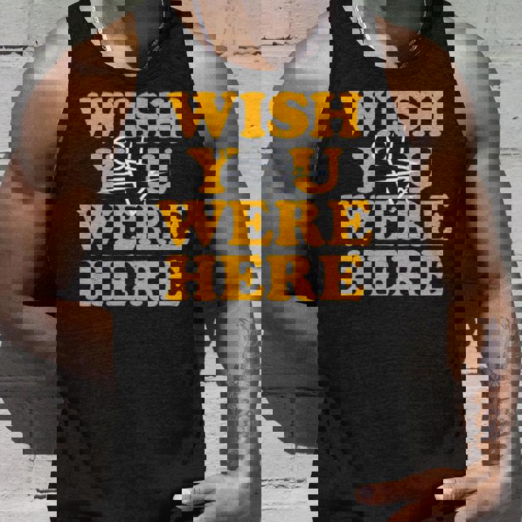 Yellowjackets Wish You Were Here Unisex Tank Top Gifts for Him Yellowjackets Wish You Were Here Unisex Tank Top Gifts for Him