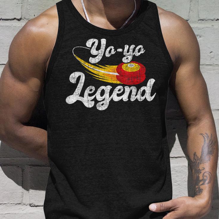 Yo-Yo Meister Tricks Wettbewerb Unisex TankTop, Spaßiger Zeitvertreib Geschenke für Ihn