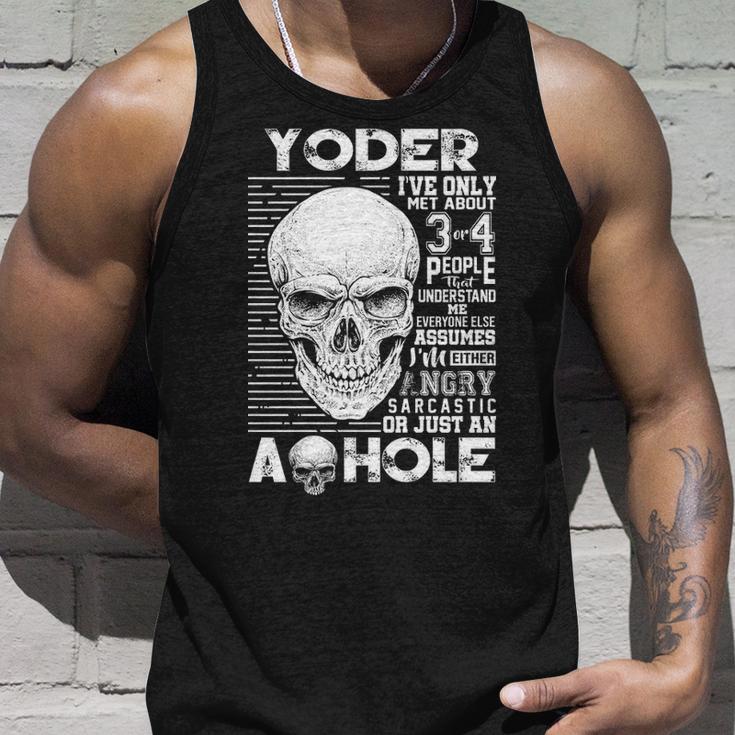 Yoder Name Gift Yoder Ively Met About 3 Or 4 People Unisex Tank Top Gifts for Him