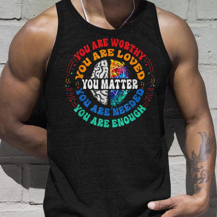 You Matter Mental Health Matters Mental Health Awareness Unisex Tank Top Gifts for Him