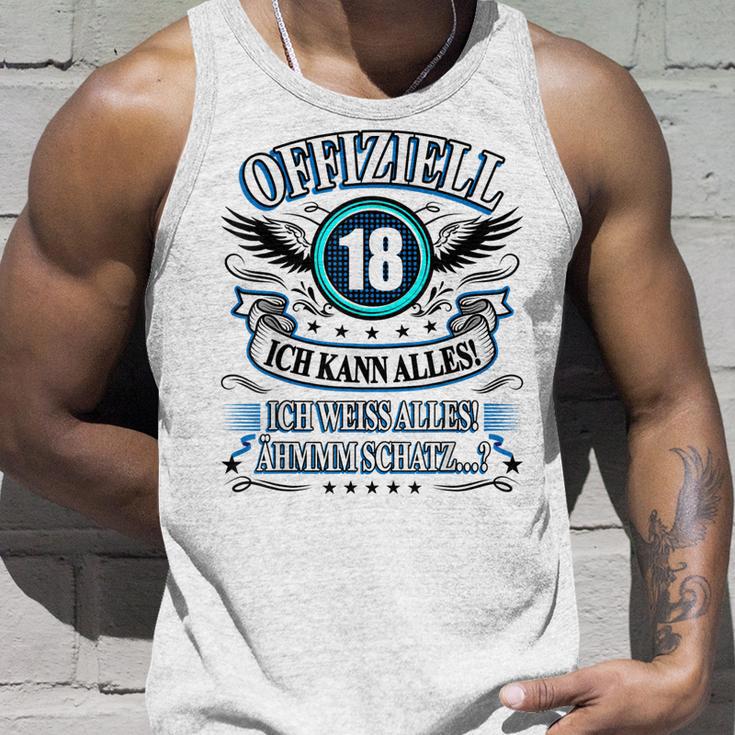 18 Geburtstag Lustig Offiziell 18 Ich Kann AllesSchatz Tank Top Geschenke für Ihn