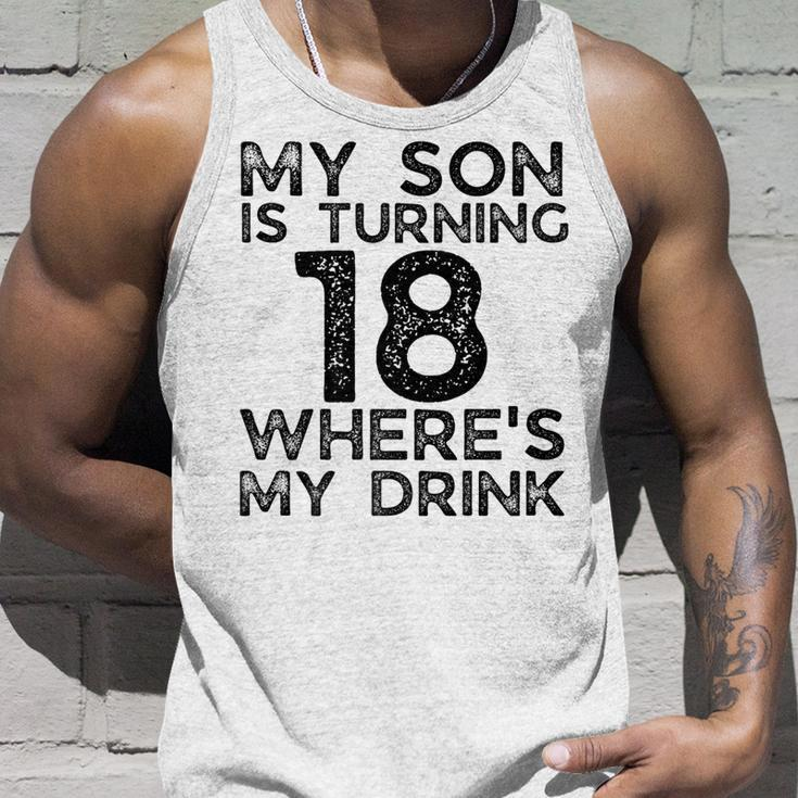 18Th Birthday For Dad Mom 18 Year Old Son Family Squad Unisex Tank Top Gifts for Him