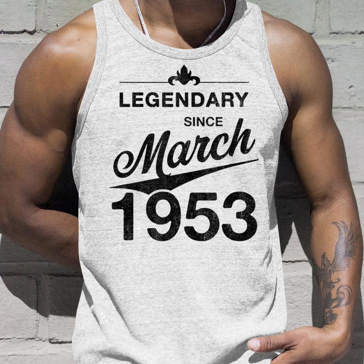 70 Geburtstag 70 Jahre Alt Legendär Seit März 1953 V6 Tank Top Geschenke für Ihn