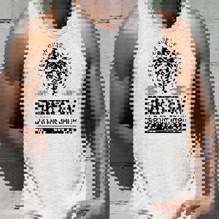 Barstow Blood Runs Through My Veins Unisex Tank Top Gifts for Him