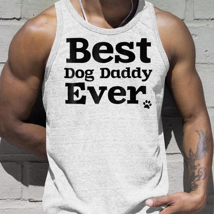 Best Dog Dad Ever For 1 Doggy Daddys Gift For Mens Unisex Tank Top Gifts for Him