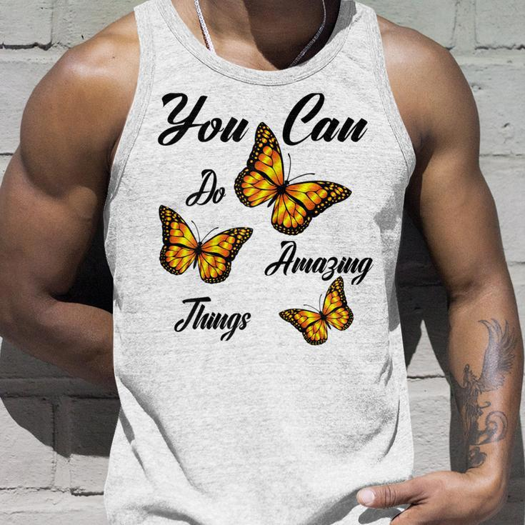Butterflies You Can Do Amazing Things Unisex Tank Top Gifts for Him
