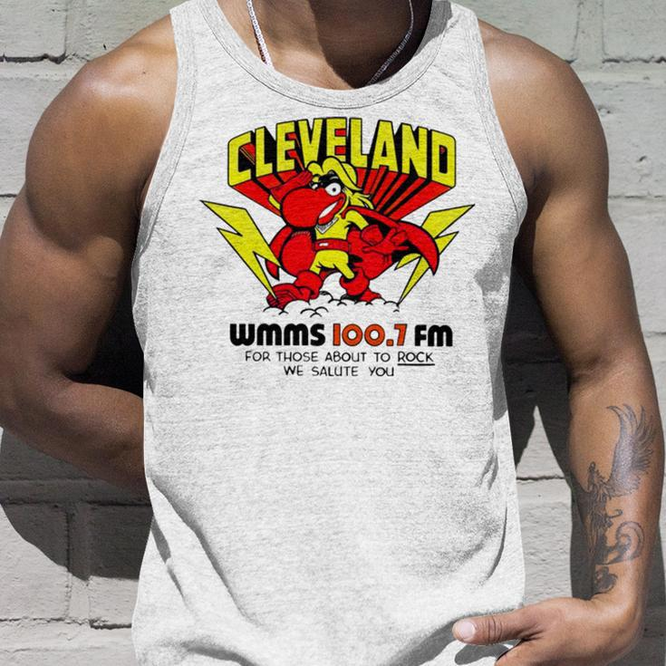 Cleveland Wmms Loo7 Fm For Those About To Rock We Salute You Tank Top Gifts for Him