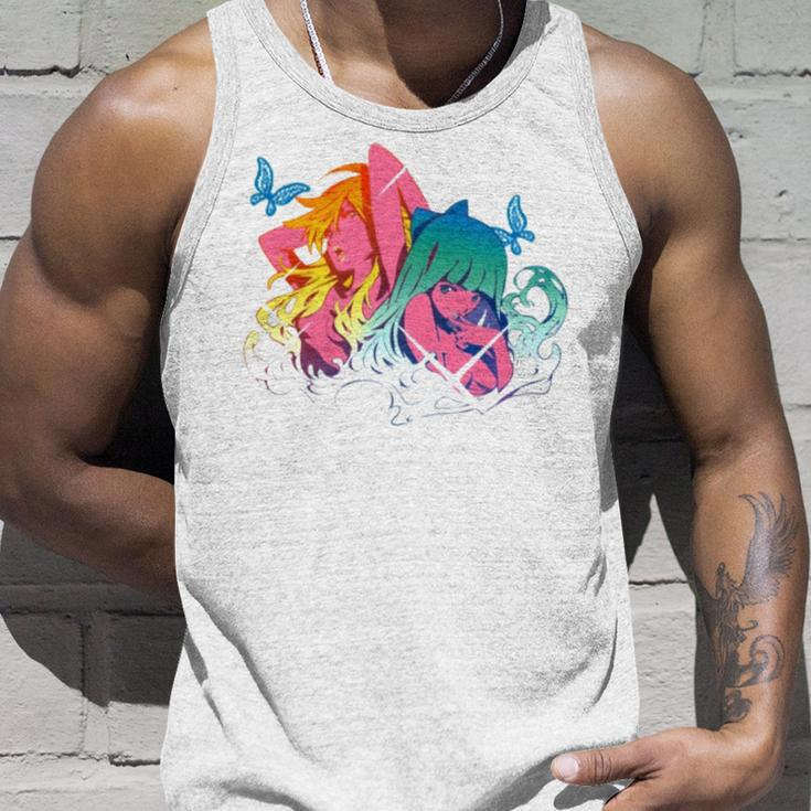Colored Panty And Stocking Design Unisex Tank Top Gifts for Him