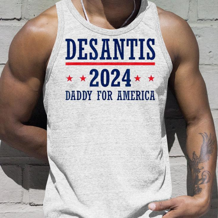 Daddy Ron Desantis 2024 Republican Presidential Election Unisex Tank Top Gifts for Him