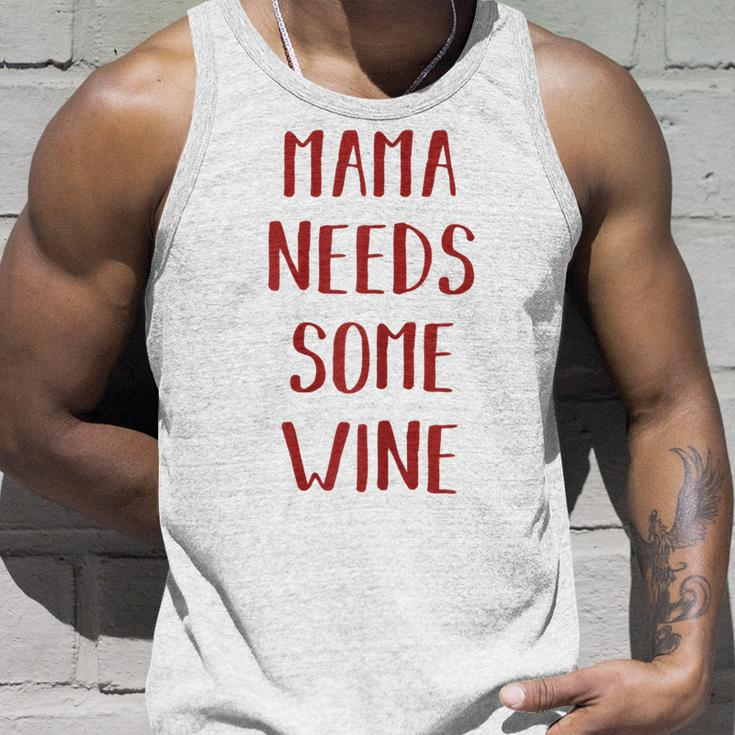Damen Mama Needs Some Wine Mama Wein Tank Top Geschenke für Ihn