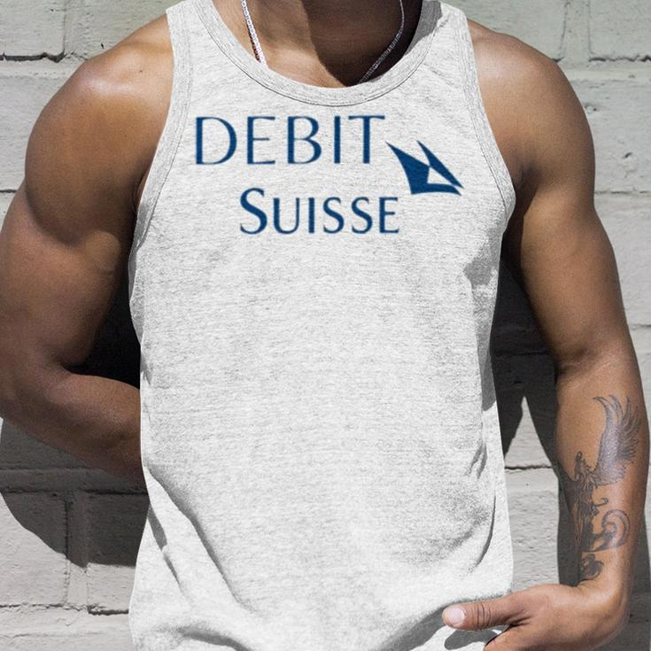Debit Suisse Unisex Tank Top Gifts for Him