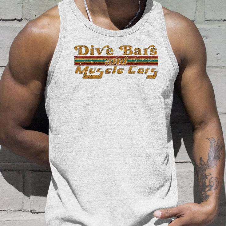 Dive Bars And Muscle Cars Vintage 70S Men Women Tank Top Graphic Print Unisex Gifts for Him