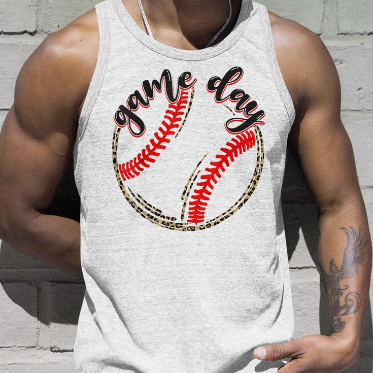 Game Day Baseball Life Softball Life Mom Leopard Tank Top Gifts for Him