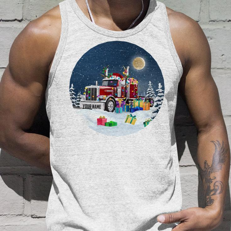 Gift For Trucker - Porcelain Ornament - Circle Unisex Tank Top Gifts for Him