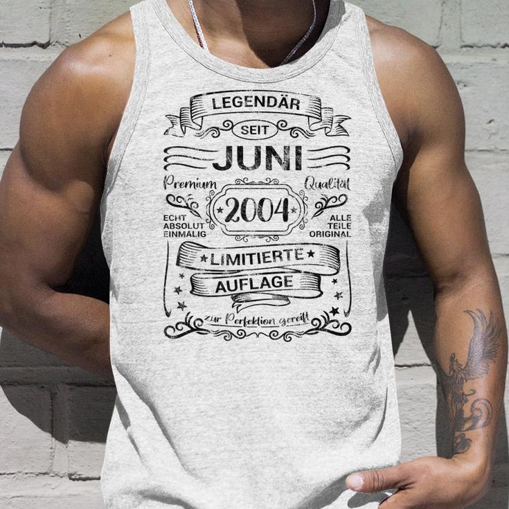 Legendär Seit Juni 2004 Volljährig 18 Geburtstag Retro Tank Top Geschenke für Ihn