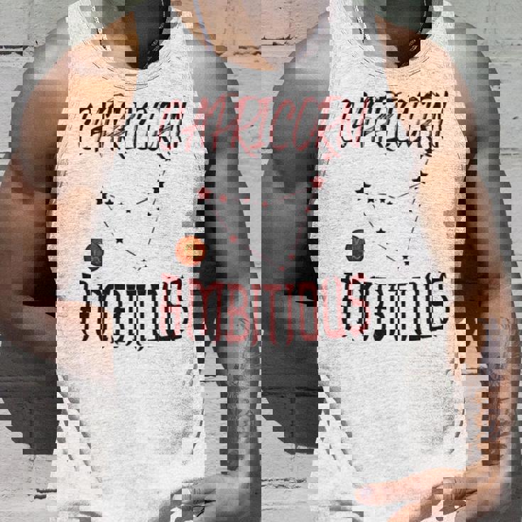 Live For Capricorn Ambitious Zodiac Sign Unisex Tank Top Gifts for Him