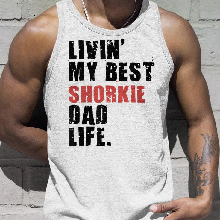 Livin My Best Shorkie Dad Life Adc123e Unisex Tank Top Gifts for Him