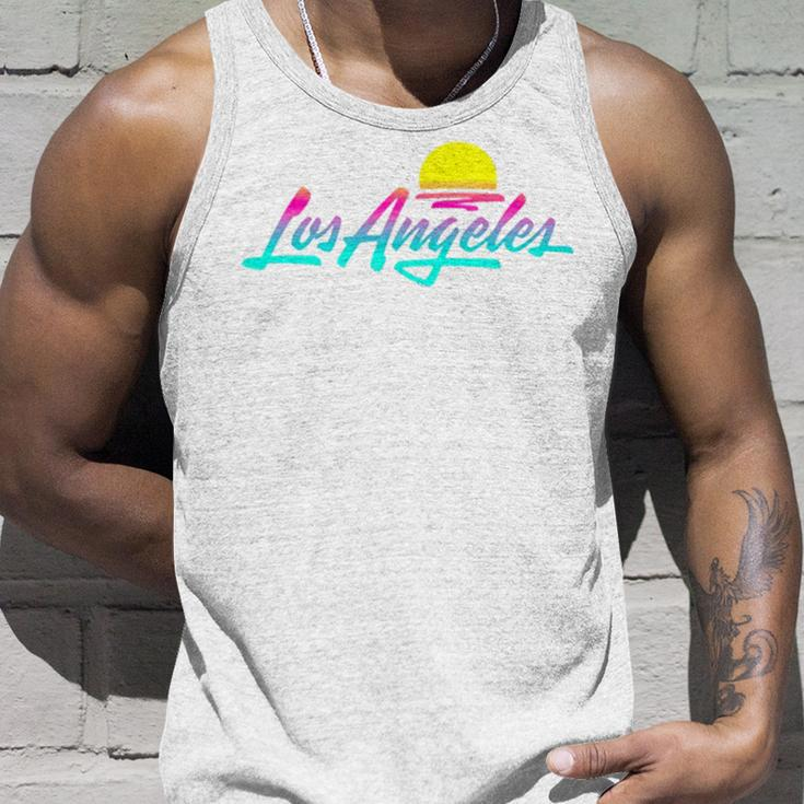 Los Angeles By Shepard Fairey And House Unisex Tank Top Gifts for Him