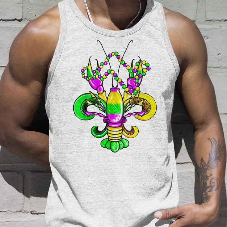Mardi Gras Crawfish Seafood Fat Tuesday Unisex Tank Top Gifts for Him