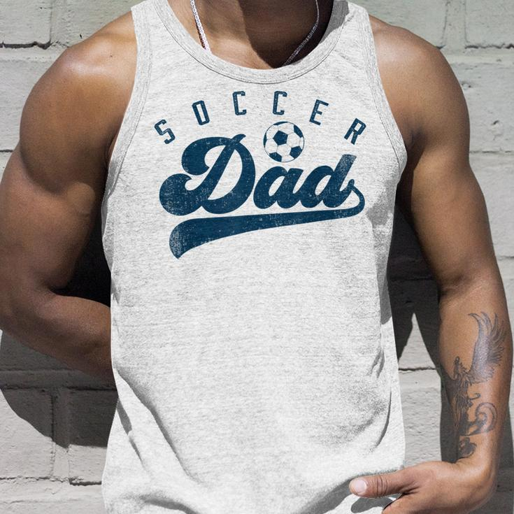Mens Soccer Dad Gifts Daddy Fathers Day Unisex Tank Top Gifts for Him