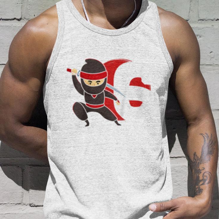 Sechster Geburtstag Ninja Unisex TankTop für Kinder, Spaß zum Kindergeburtstag Geschenke für Ihn