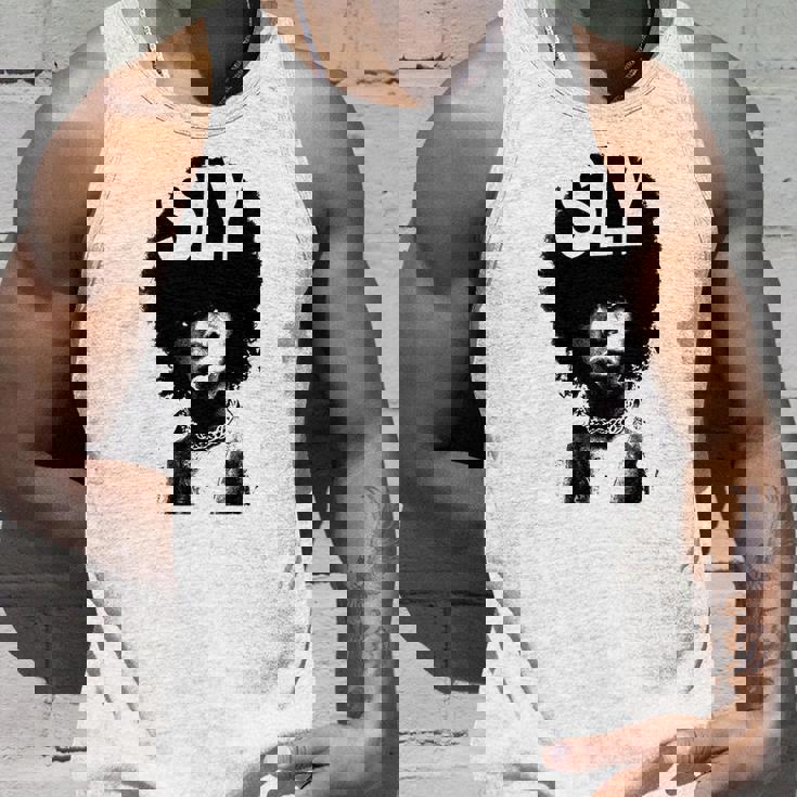 Sly Stone Portrait Tshirt Men Women Tank Top Graphic Print Unisex Gifts for Him