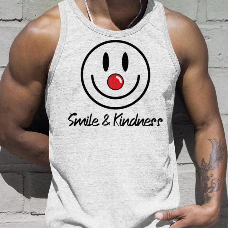 Smile And Kindness Red Nose Day Unisex Tank Top Gifts for Him