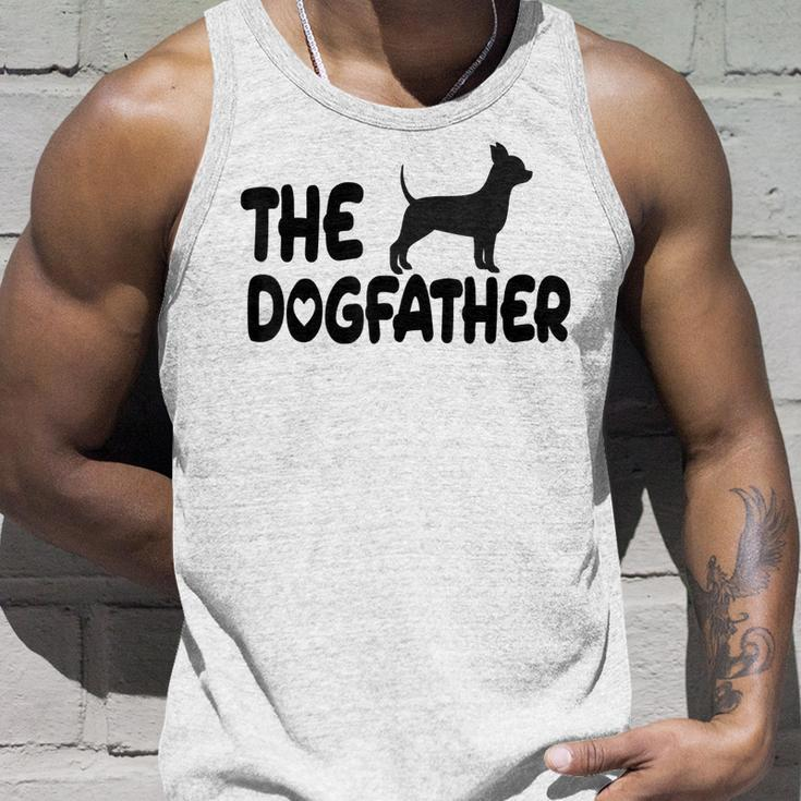 The Dog Father - Happy Fathers Day - Birthday Fathers Unisex Tank Top Gifts for Him