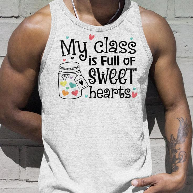 Valentines Day My Class Full Of Sweethearts Teacher Funny V8 Unisex Tank Top Gifts for Him