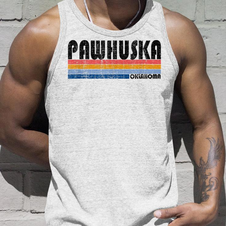 Vintage 70S 80S Style Pawhuska Ok Unisex Tank Top Gifts for Him