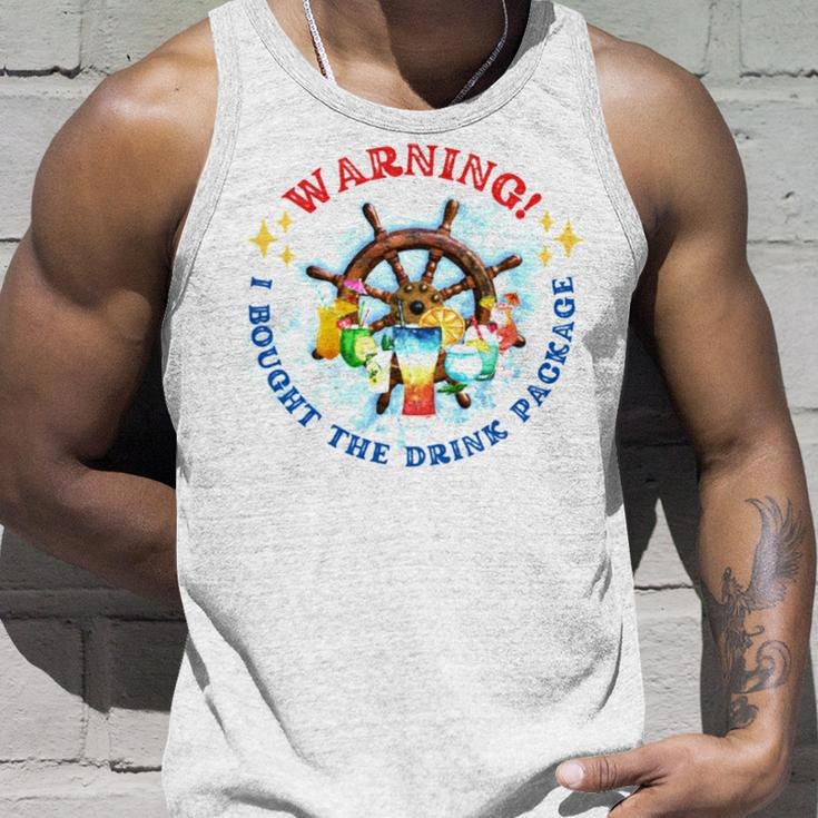 Warning I Bought The Drink Package Trendy Unisex Tank Top Gifts for Him